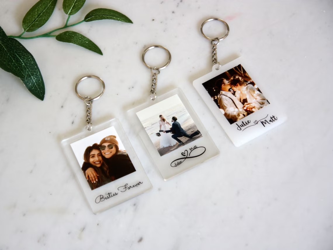 Customized photo keychains