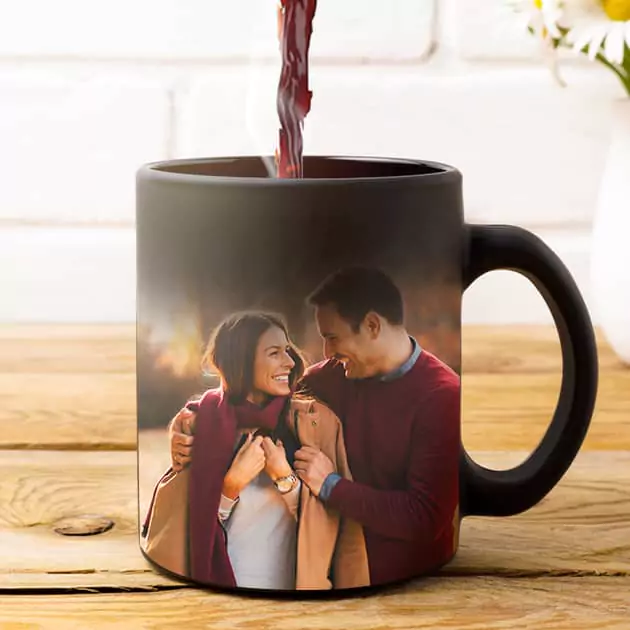 Custom Photo Magic Mug – Heat Sensitive Color Changing Cup